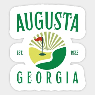 Augusta Georgia Sticker